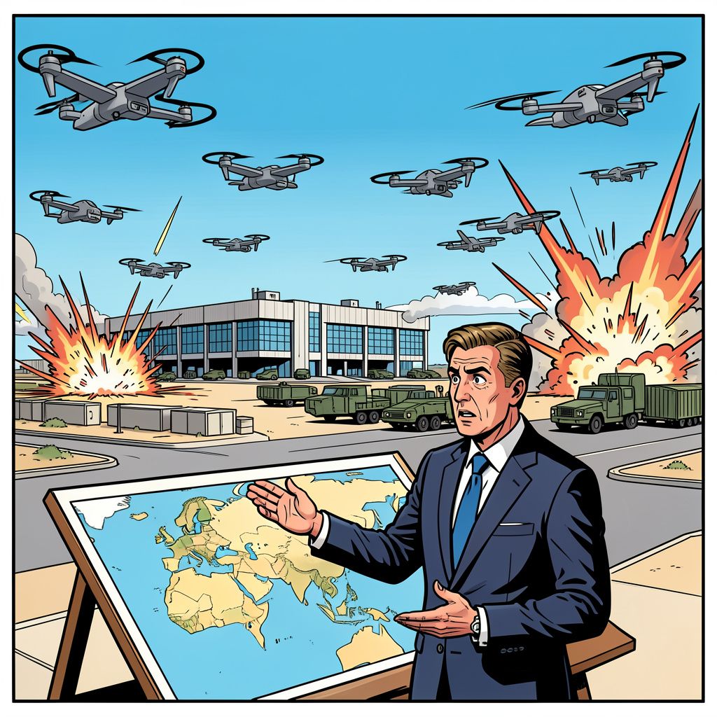 Buitenlandse Zaken kleurt Bahrein vuurrood na plotselinge droneaanvallen van Iran.