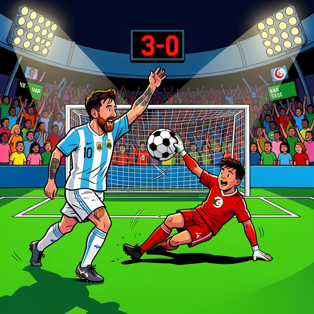 messi breekt record met drie goals en wordt oudste hattrickmaker ooit op een wk