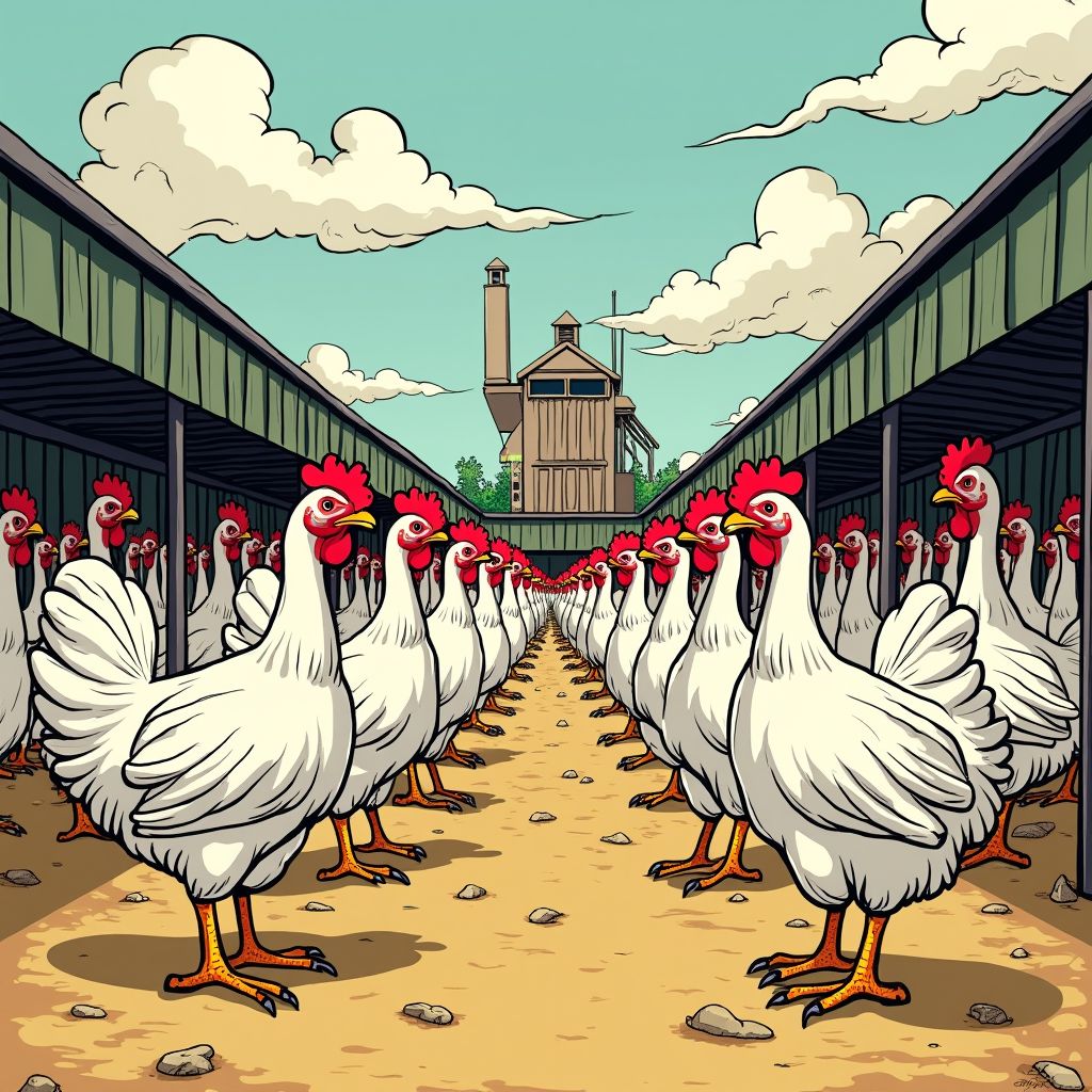 288.000 kippen en kalkoenen worden vandaag gedood vanwege vogelgriep uitbraken