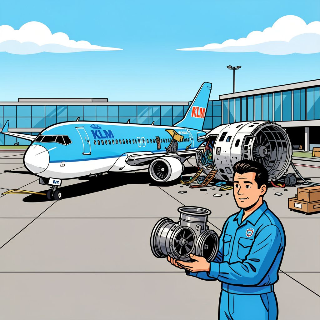 KLM neemt afscheid van haar oude Boeings en kiest voor stillere Airbussen.