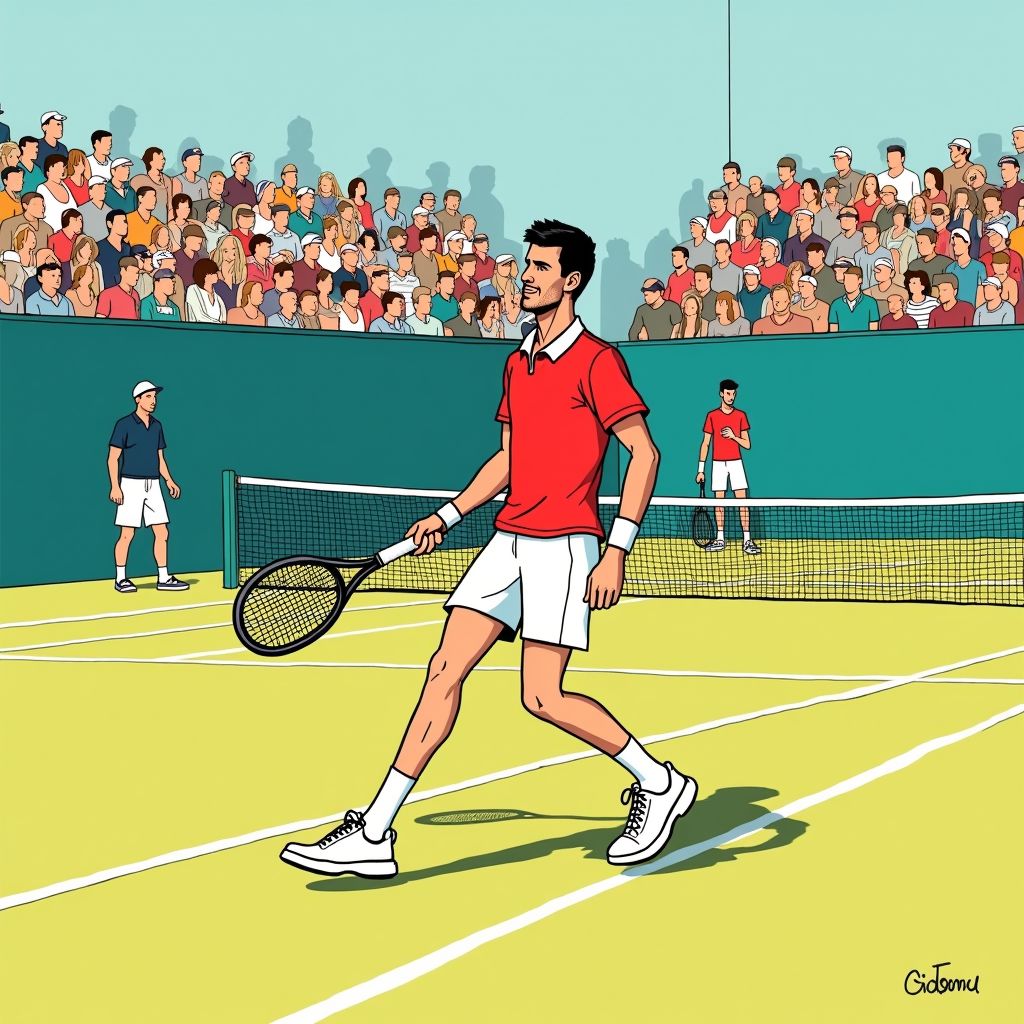 Djokovic ontkomt aan uitschakeling door blessure tegenstander en bereikt halve finale Australian Open