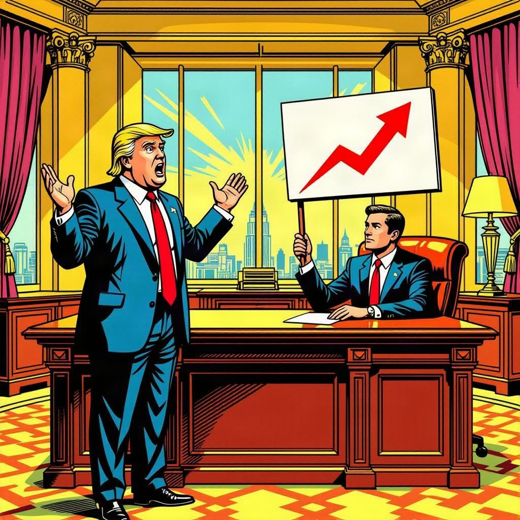 Trumps eigen favoriet bij de centrale bank verhoogt pardoes de rente