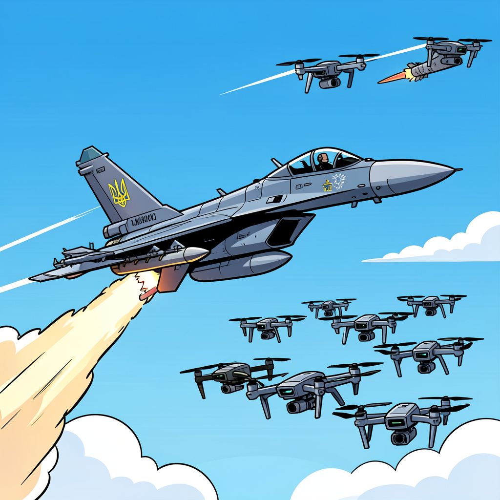 Nederland koopt voor 250 miljoen euro aan drones en maakt F-16-raketten slimmer voor Oekraïne.