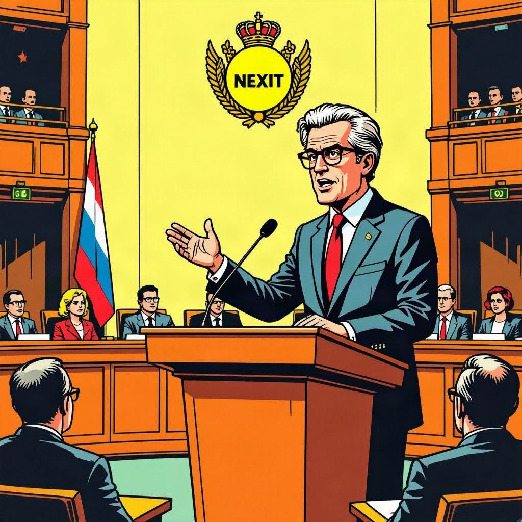 Geert Wilders eist massadeportaties en nexit tijdens de Algemene Politieke Beschouwingen.