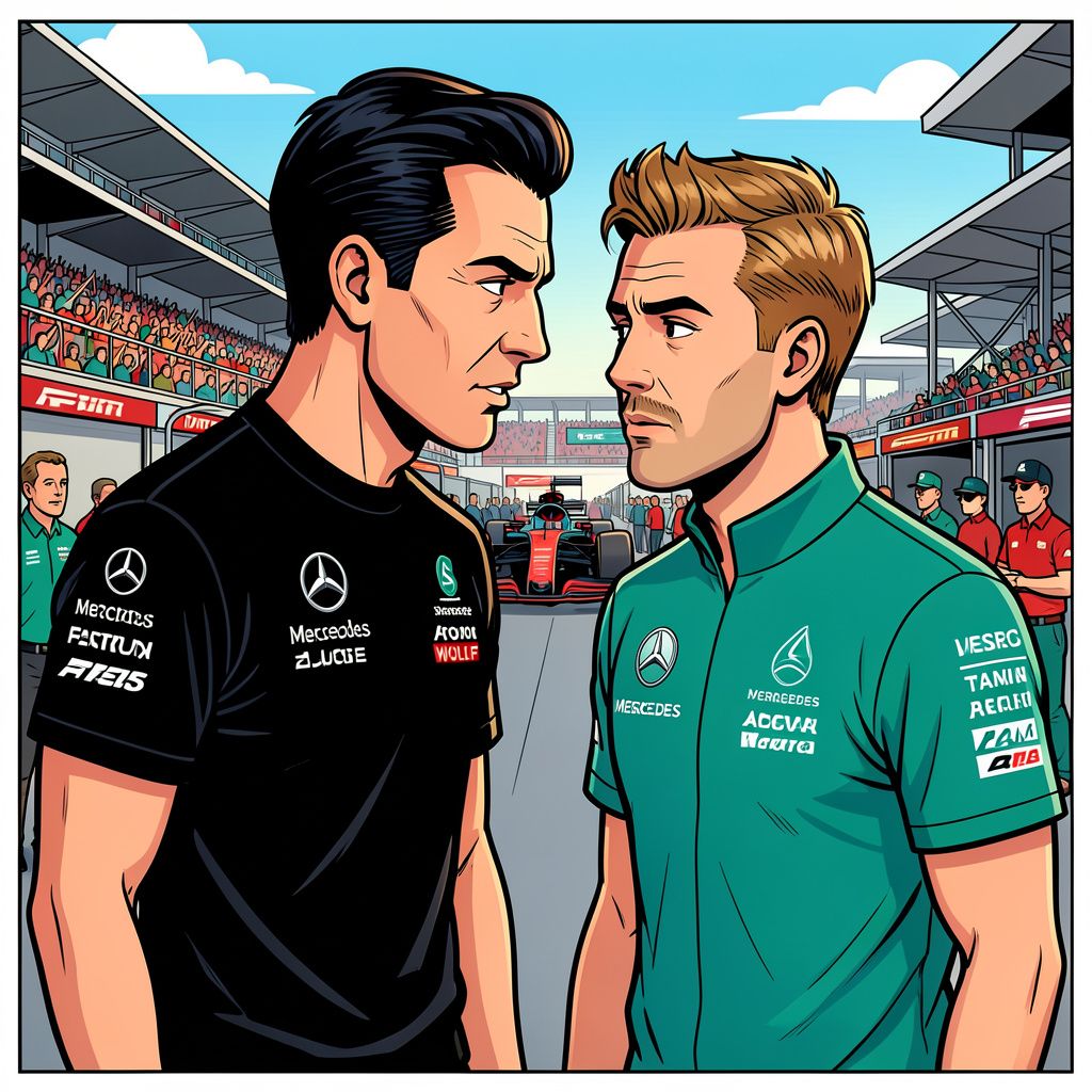 Jos Verstappen en Toto Wolff ontmoeten elkaar en de geruchten over een Mercedes-overstap van Max vlammen meteen op