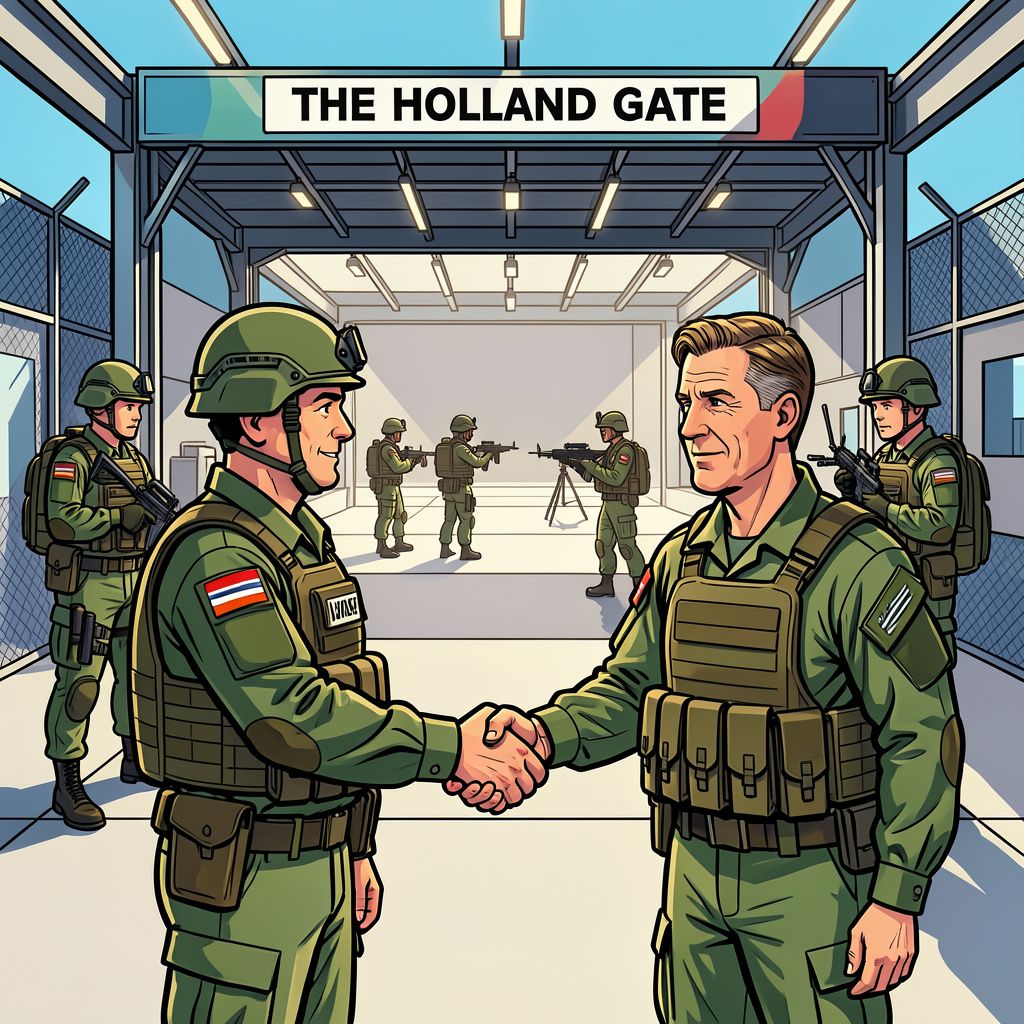 Koning Willem-Alexander keek gisteren mee over de schouders van onze best getrainde militairen.