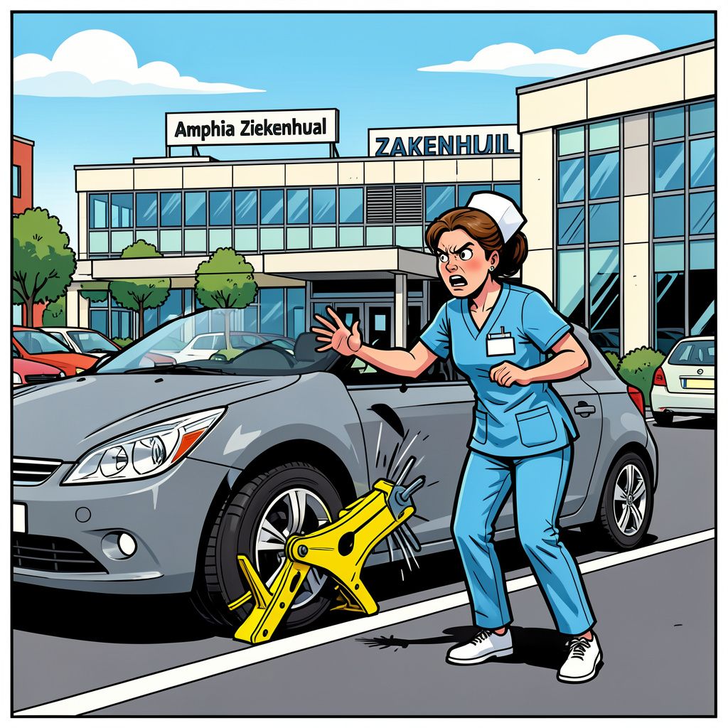 Het Amphia Ziekenhuis zet vanaf zondag 1 november een wielklem op de auto van eigen medewerkers.