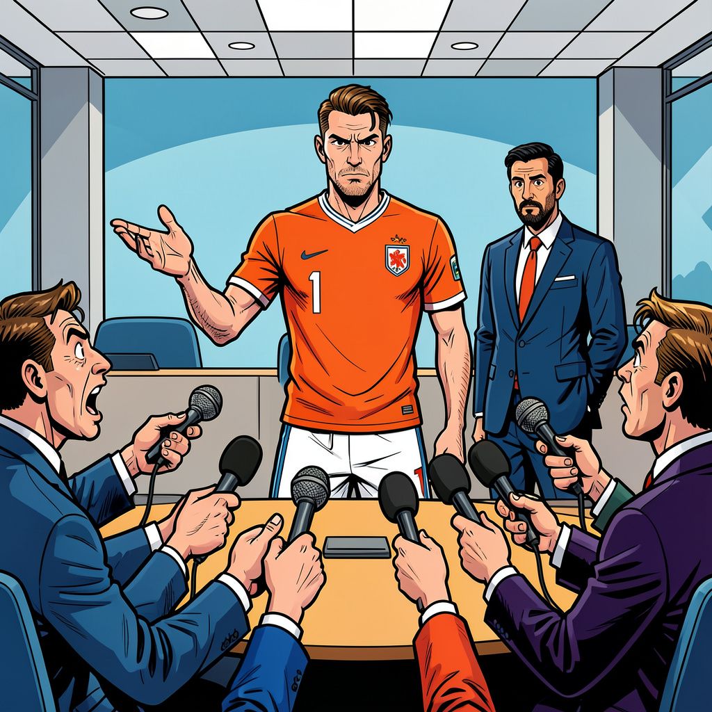 Aanvoerder Virgil van Dijk pikt de felle kritiek van de media niet langer.