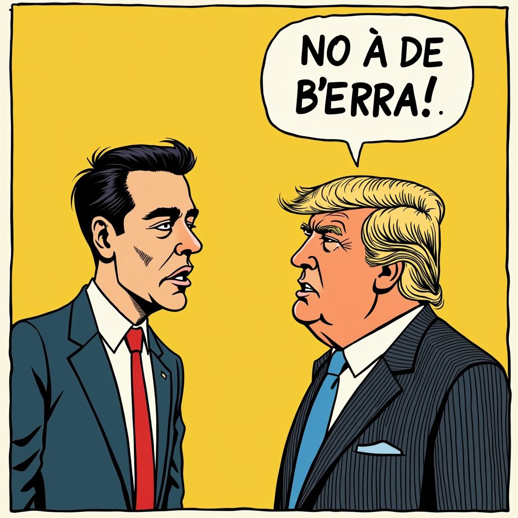 Sánchez tart Trump met vier woorden terwijl handelsoorlog dreigt