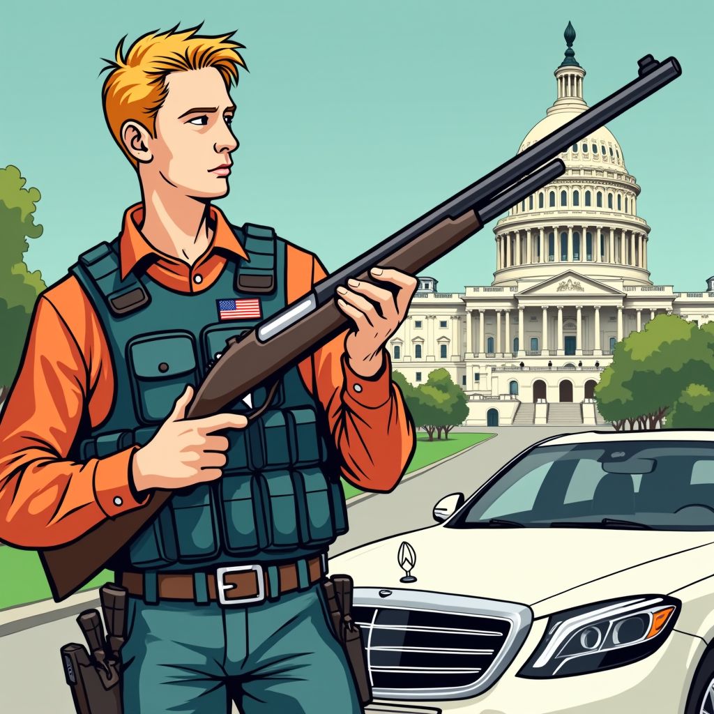 Achttienjarige stormt met jachtgeweer op Amerikaans Capitool af en wordt opgepakt