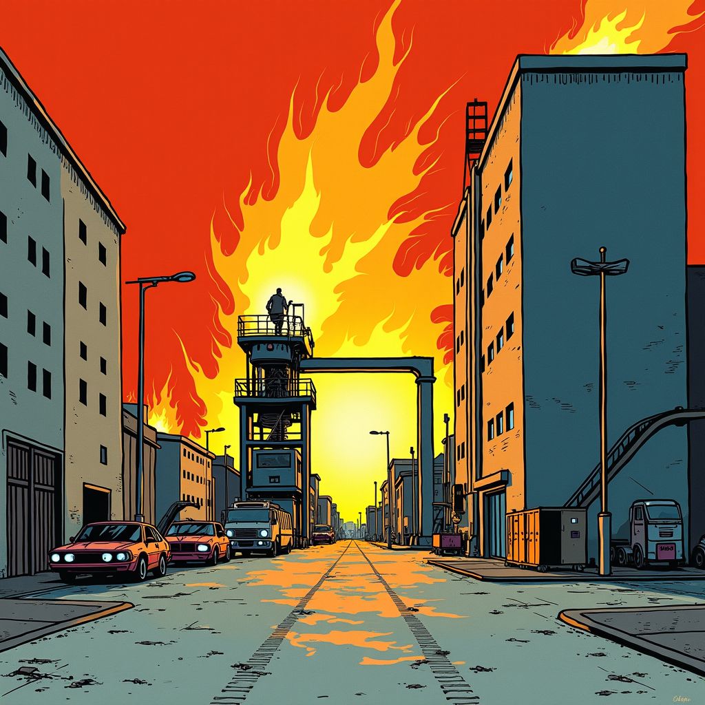 Drukpers vat vlam bij chemicaliënopslag en zet heel Harlingen in de hoogste staat van paraatheid