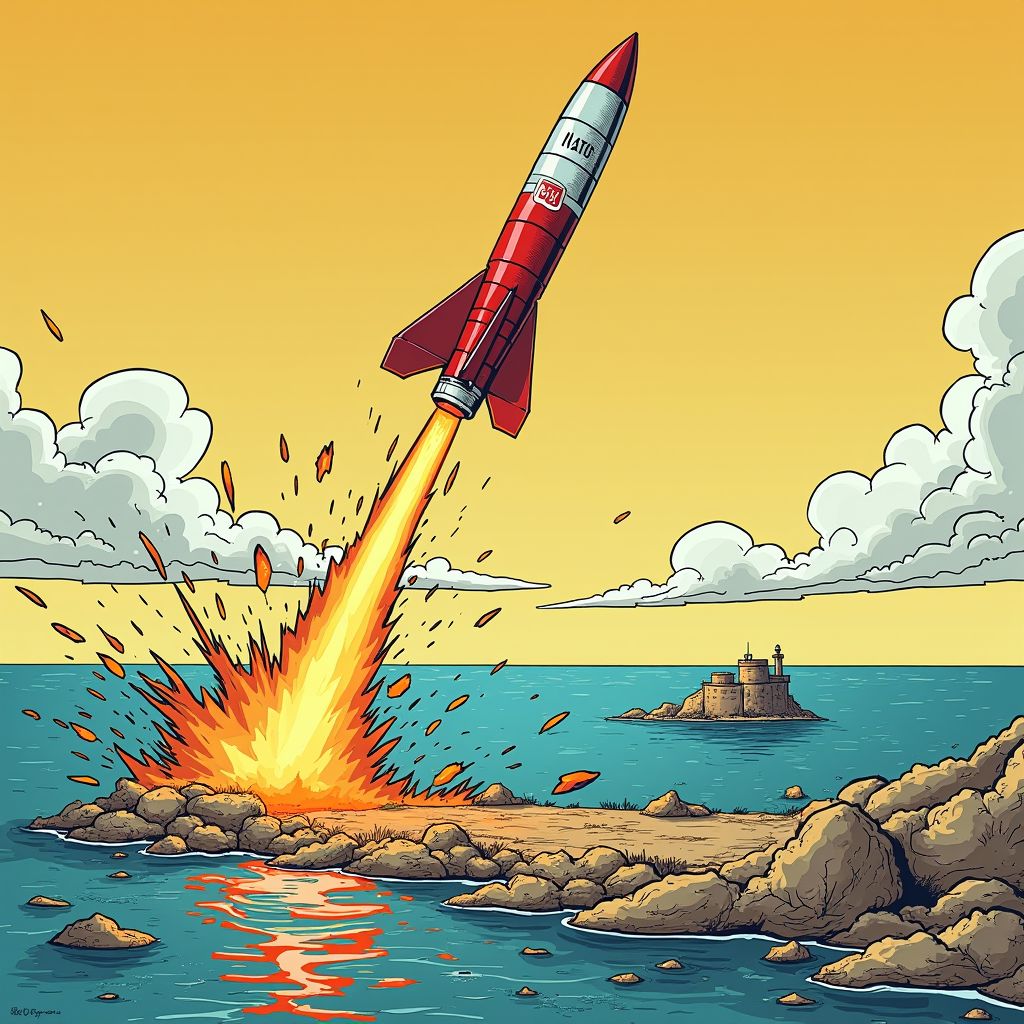 Iran vuurde ballistische raket af op NAVO-land en miste