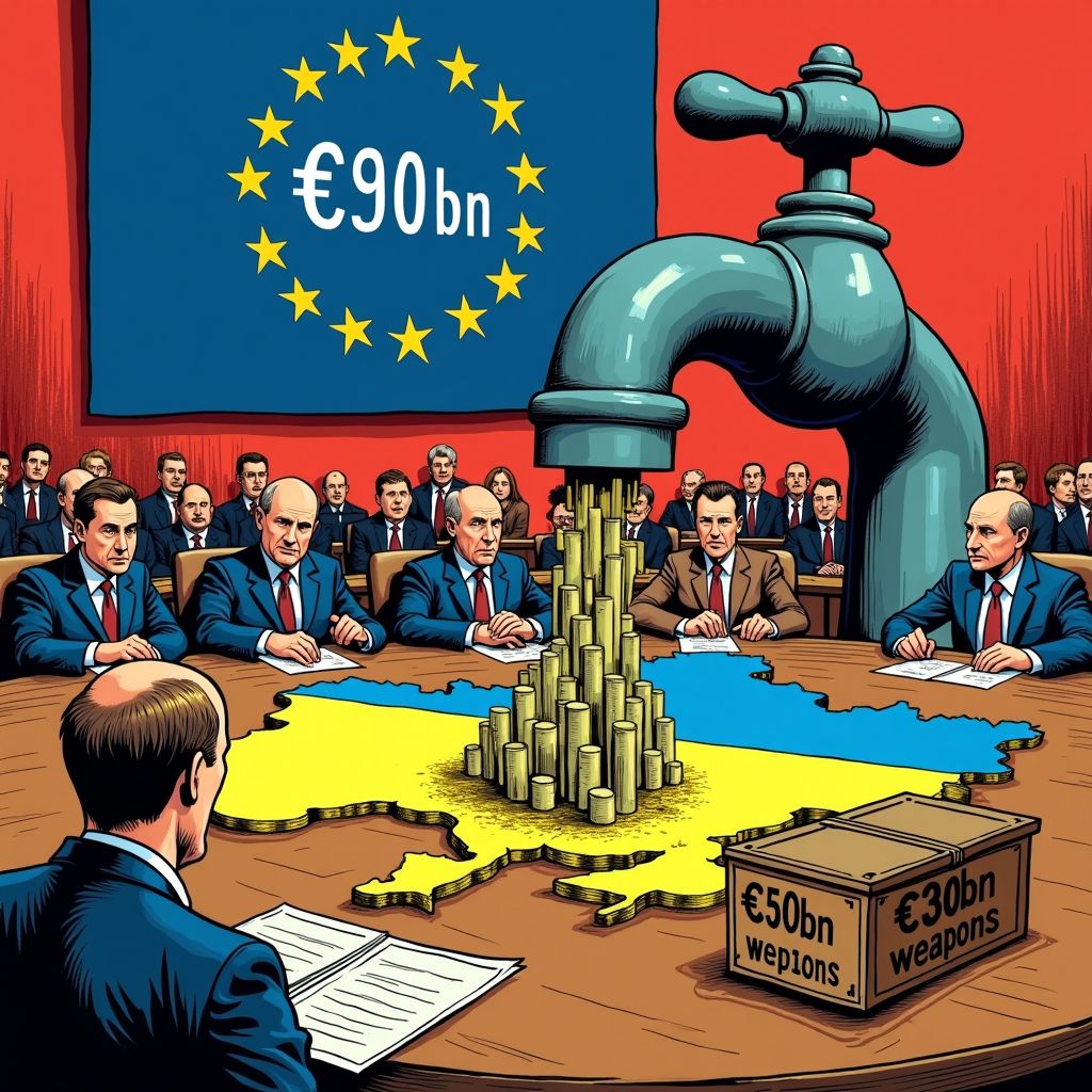 Europa gooit de geldkraan open: 90 miljard euro houdt Oekraïne op de been tot 2027