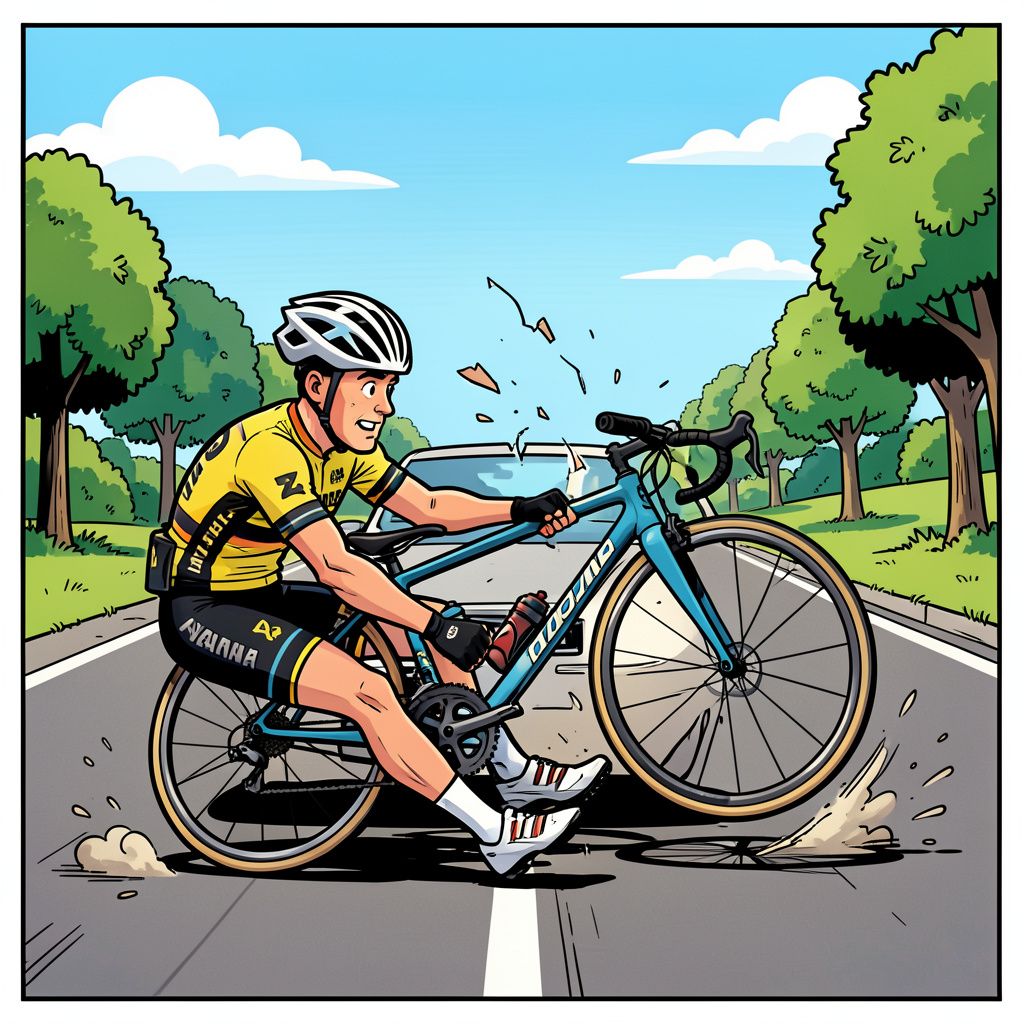Wielrenner Dylan van Baarle ontsnapt aan de dood vlak voor zijn huwelijk.