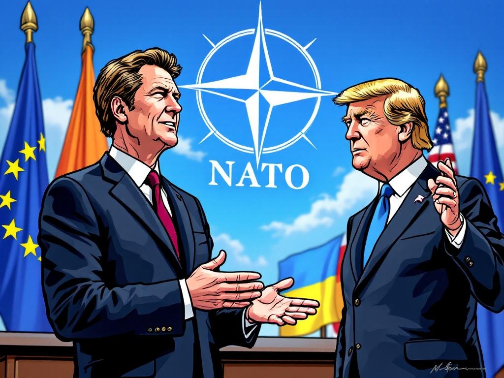 Rutte prijst Trump terwijl NAVO 2,2 miljard dollar extra steun voor Oekraïne aankondigt