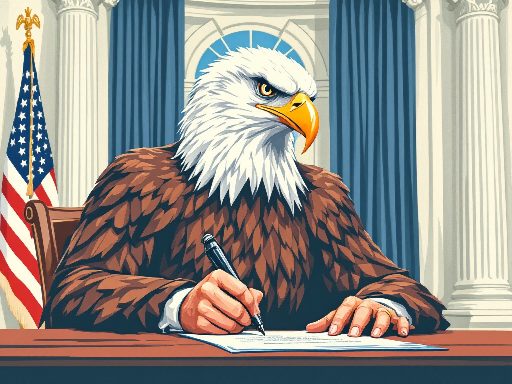 Amerikaanse Zeearend Officieel Nationale Vogel van de VS