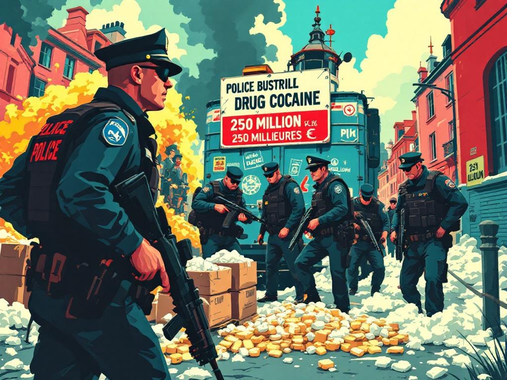 Politie pakt internationaal drugscartell op met 3300 kilo cocaïne ter waarde van 250 miljoen euro