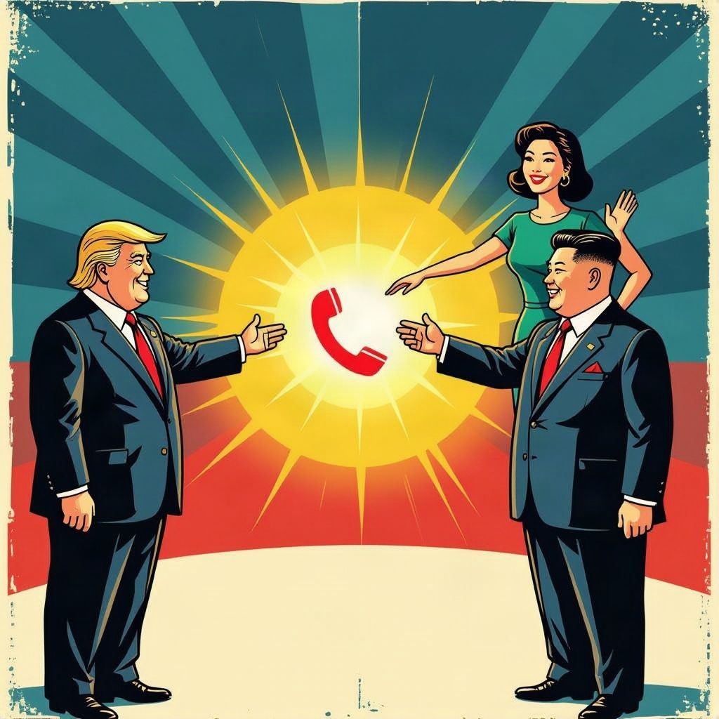 Donald Trump wil snel weer praten met zijn grote vriend Kim Jong-un.