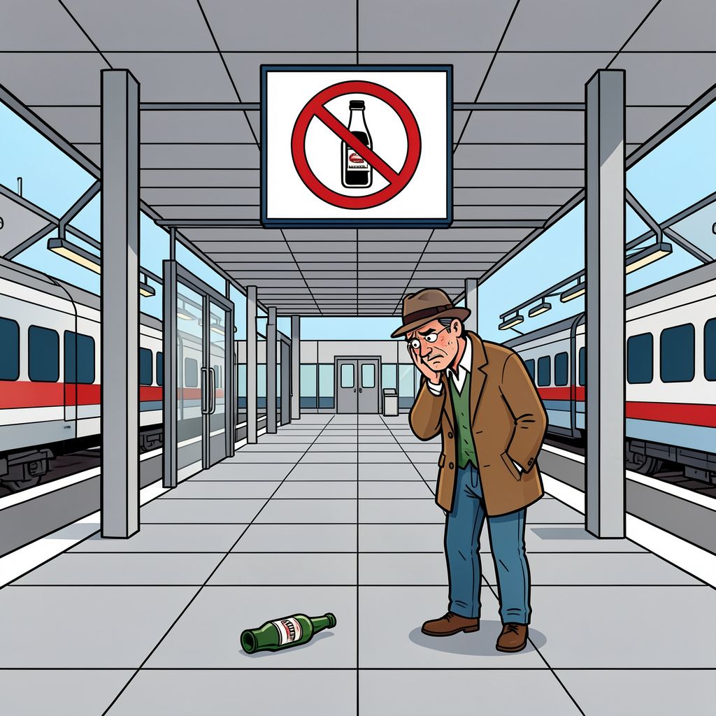 Duitsland bant het biertje op het perron na een spoor van geweld.