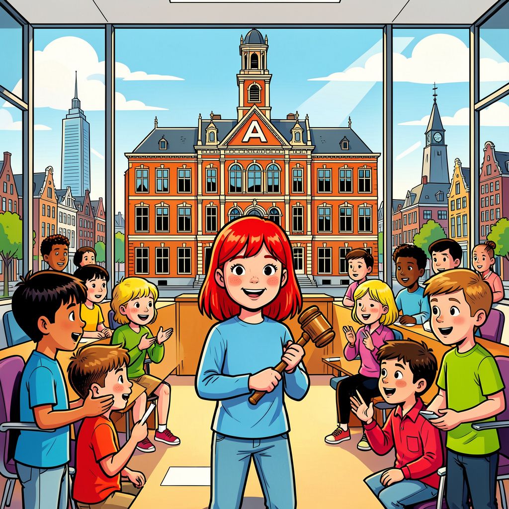 amsterdam heeft een nieuwe kinderburgemeester – en ze is pas acht jaar oud