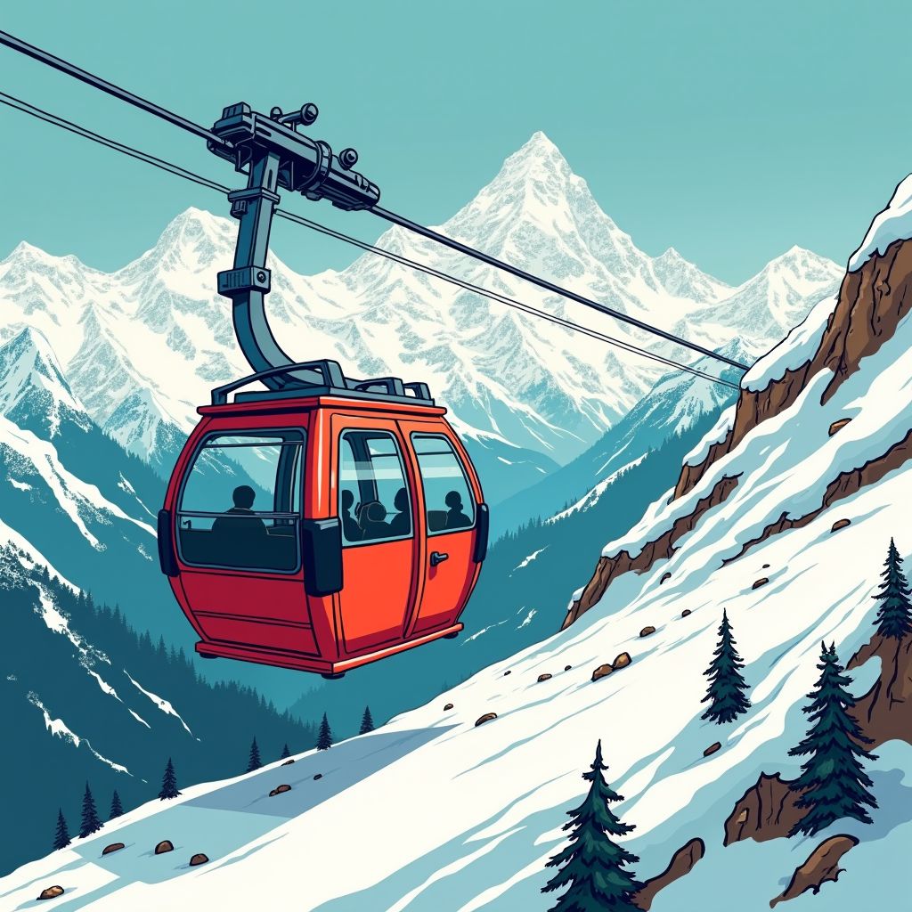 Gondel stort van kabelbaan in Engelberg terwijl wind met 84 km/u door Zwitserse bergen raast