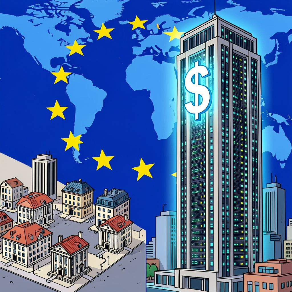 Europese banken moeten nu echt samensmelten om de Amerikaanse reuzen te verslaan.