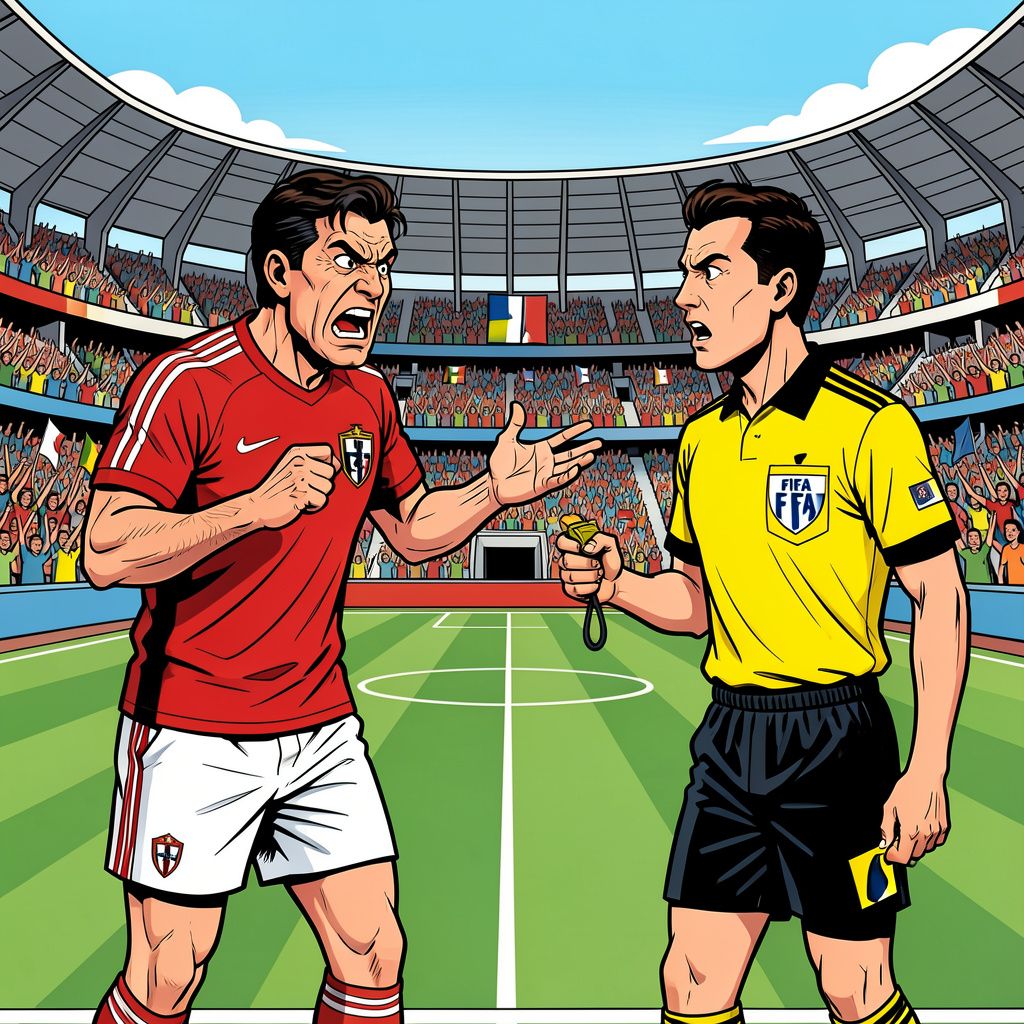 Woedend Egypte eist dat de FIFA deze WK-scheidsrechter direct naar huis stuurt
