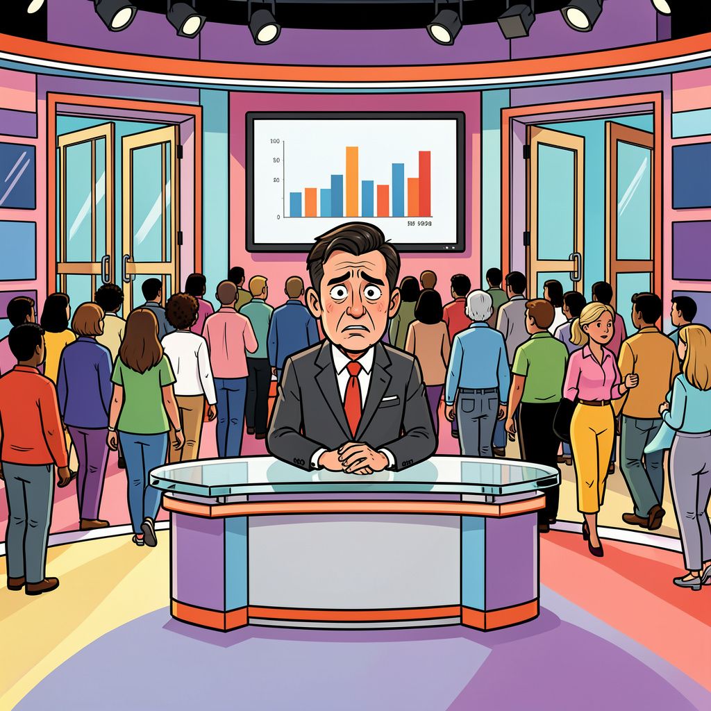 Kijkers lopen massaal weg bij de talkshow van Renze Klamer.