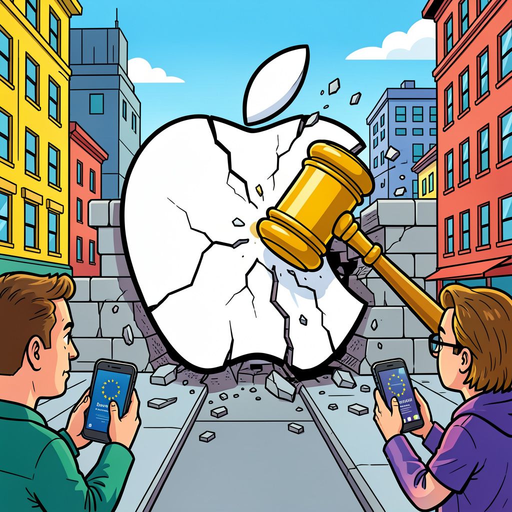 Het Europees Hof dwingt Apple om zijn dichte App Store open te gooien voor concurrenten.