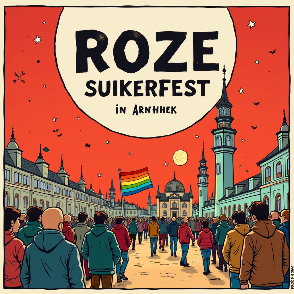 Arnhem viert zondag het eerste roze suikerfeest waar religie en lhbti+ acceptatie samenkomen