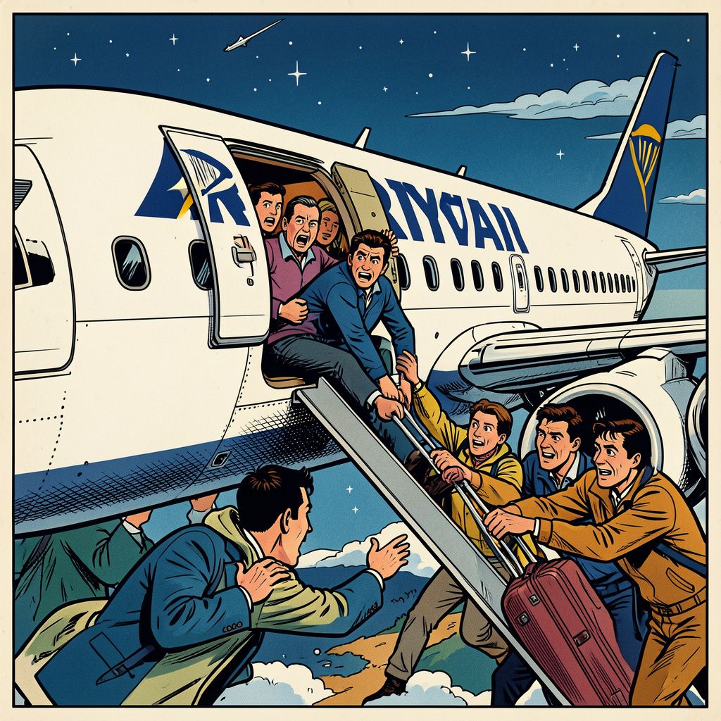 Een Servische passagier hing op vier kilometer hoogte buiten een Ryanair-vliegtuig en doet nu zijn verhaal.