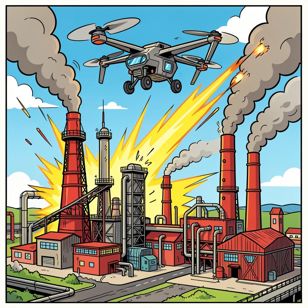 Oekraïne legt Ruslands tweede grootste olieraffinaderij plat met drone-aanval