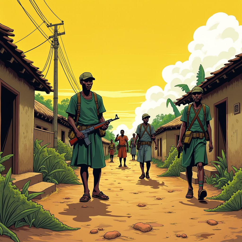 Gewapende bendes maken van een Nigeriaans dorp een bloedbad met 162 doden