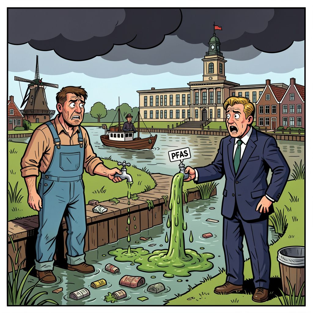 friesland vindt pfas in elk slootje – en wil nu dat de kraan dichtgaat