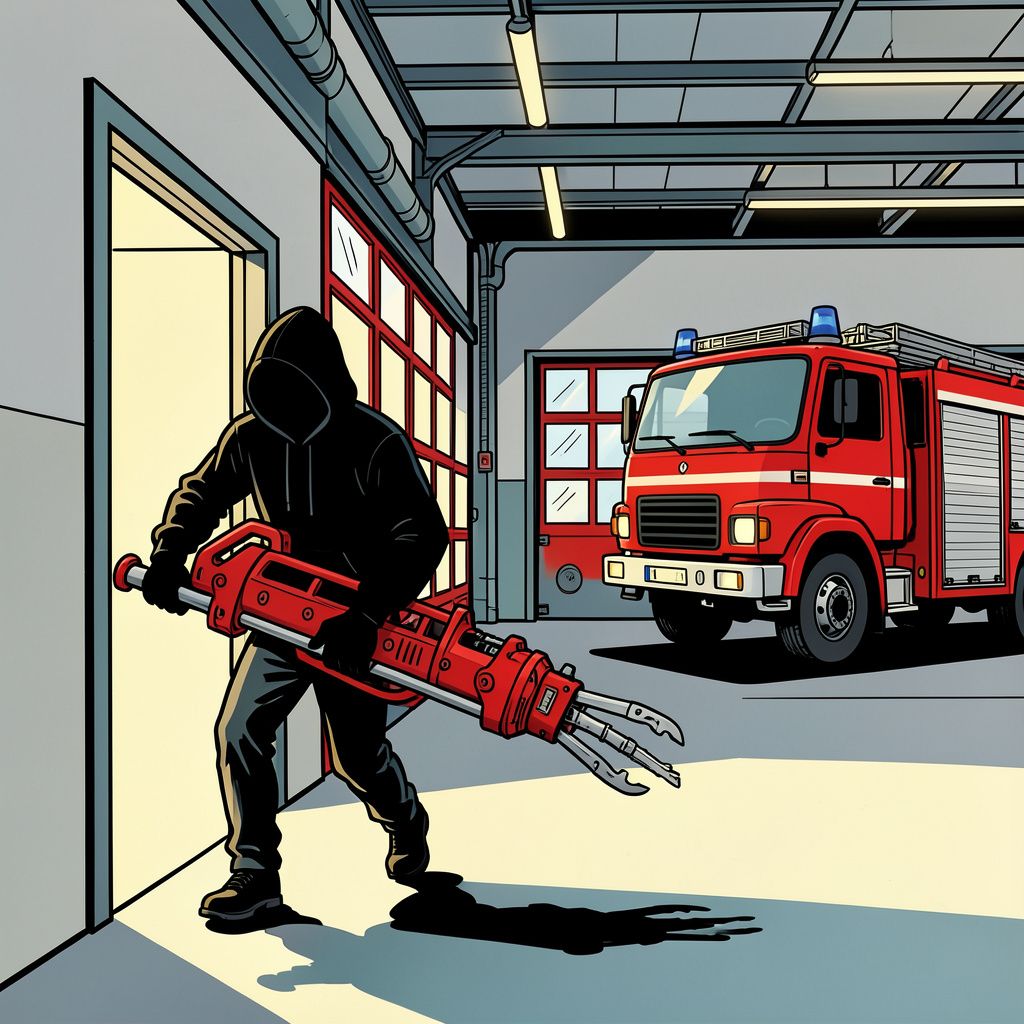 Dieven slaan toe in brandweerkazerne Maarsbergen en stelen levensreddend gereedschap.