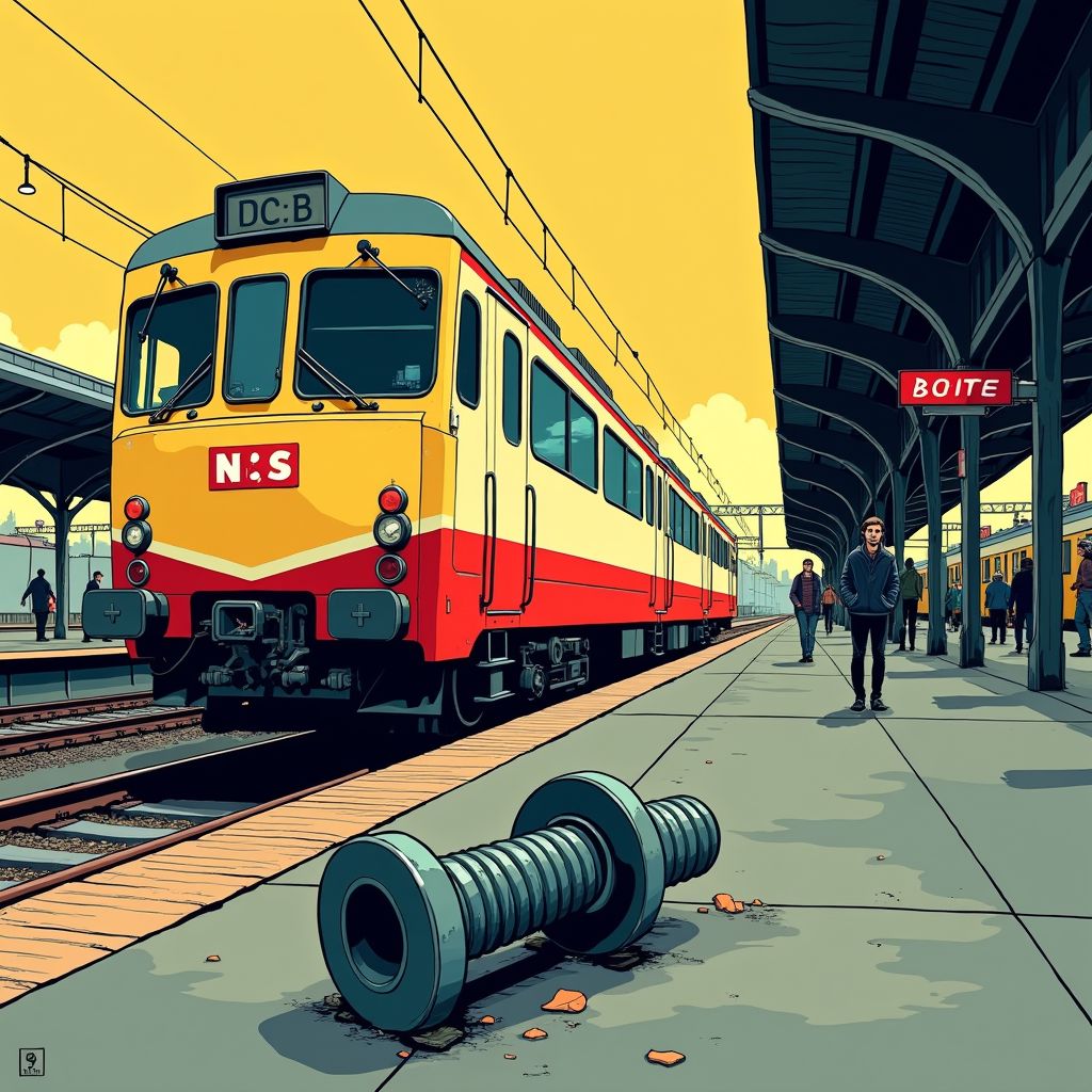 Losgeraakte spoorbevestigingen leggen drukste treintraject van Nederland plat