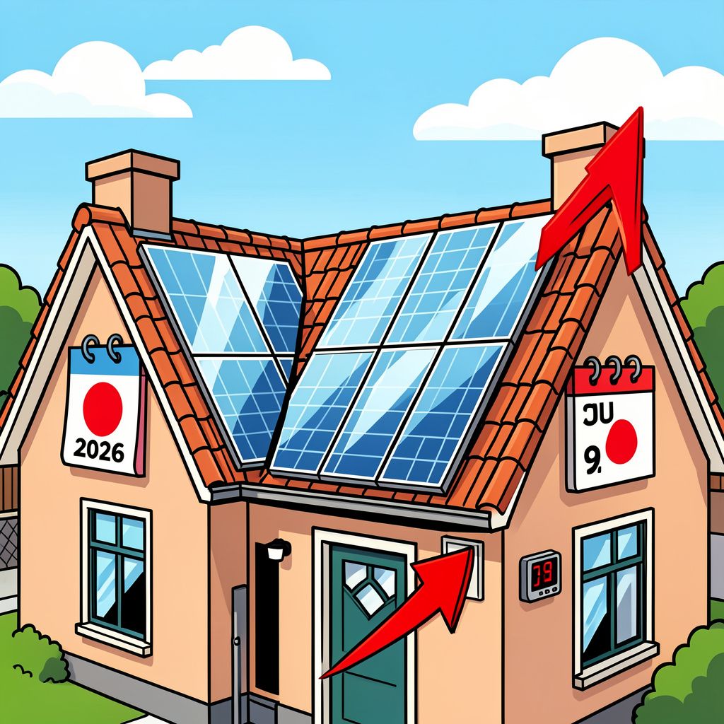 Nederlandse zonnepanelen breken alle records vlak voor het einde van de salderingsregeling.