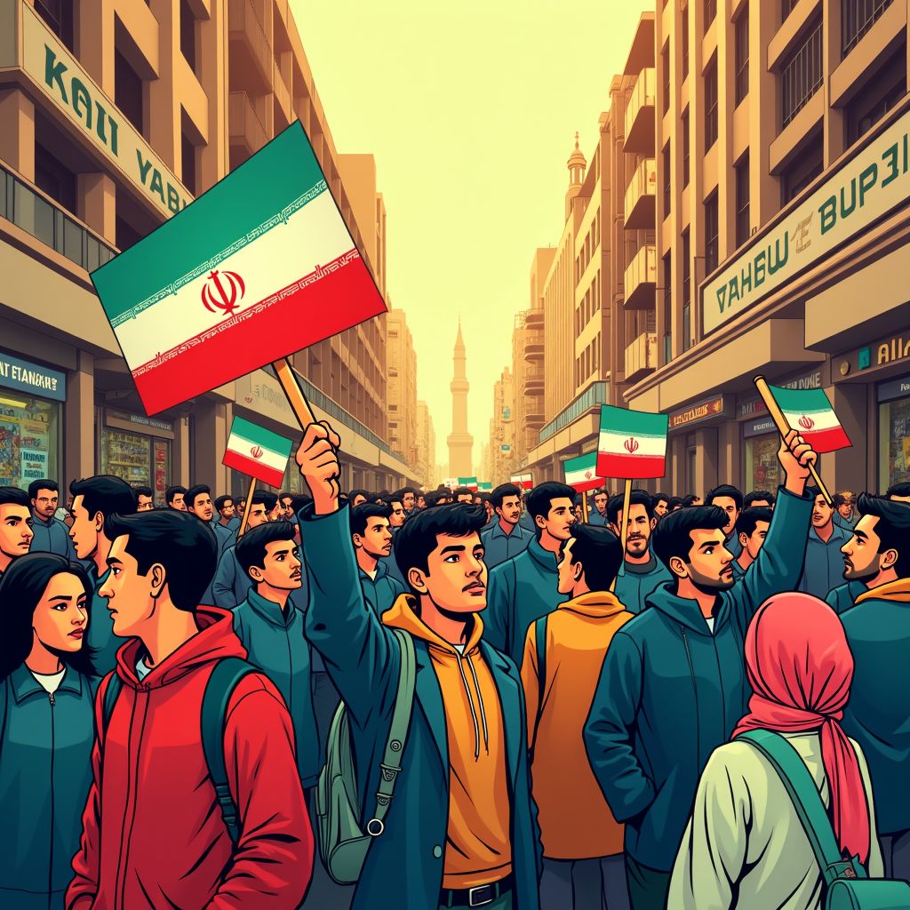 Iraanse studenten sluiten zich massaal aan bij economische protesten terwijl rial instort