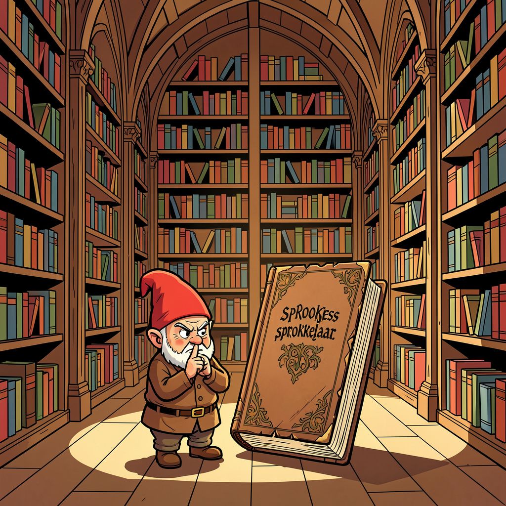 De Efteling bouwt een reusachtige bibliotheek en toont alvast de allereerste bewoner.