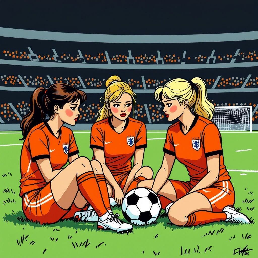 Oranje leeuwinnen winnen maar missen het WK-ticket door Franse spelbreker