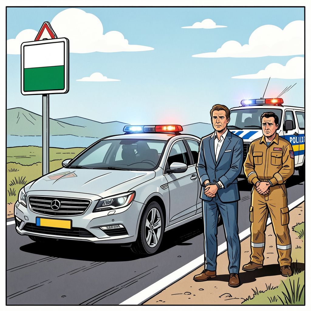 Een Nederlandse automobilist rijdt na een ruzie in op twee Turkse medewerkers en strandt vlak voor de Bulgaarse grens.