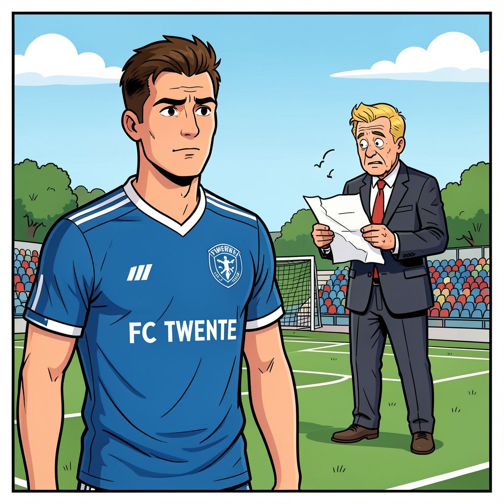 Mees Hilgers keert verrassend genoeg terug op het trainingsveld bij FC Twente na een bizarre blunder van zijn zaakwaarnemer.