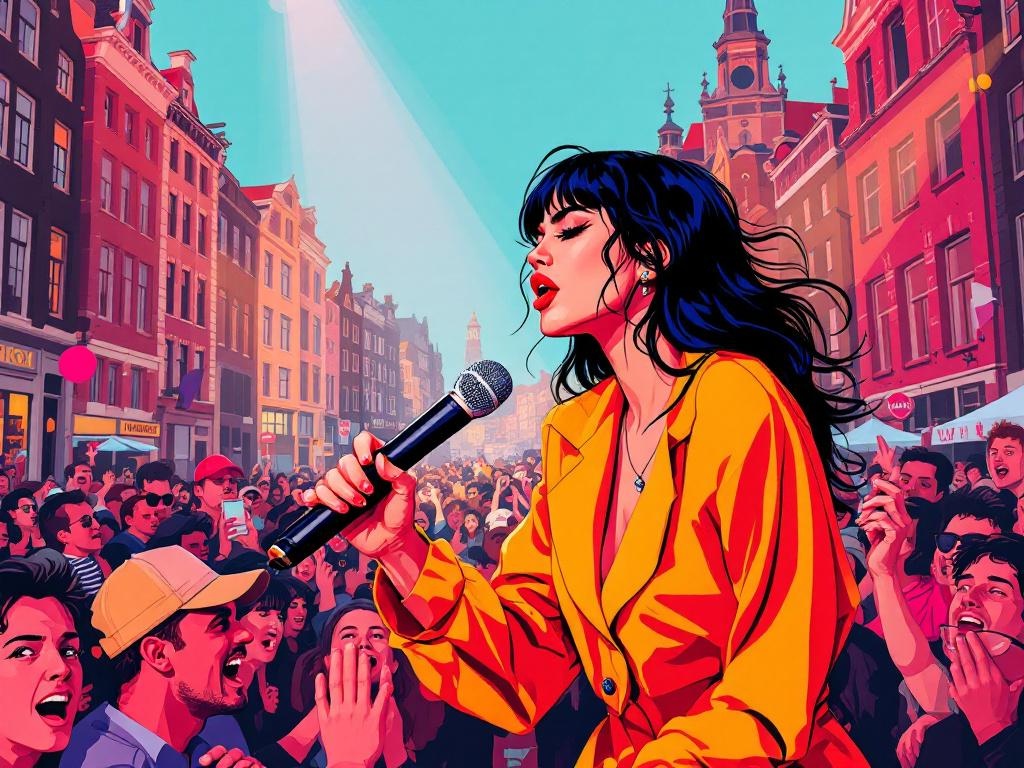 Popster Dua Lipa verrast Amsterdam met onverwachte Hazes-vertolking