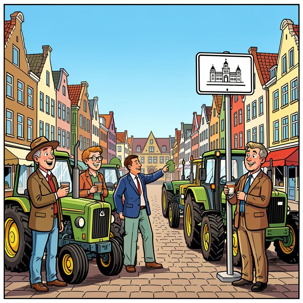 Friesland geeft protesterende boeren vandaag warme koffie maar stuurt ze voor het echte beleid door naar Den Haag.