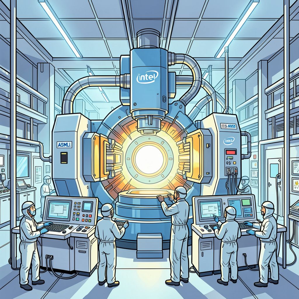 De nieuwste megamachines van ASML maken nu voor het eerst computerchips op grote schaal.