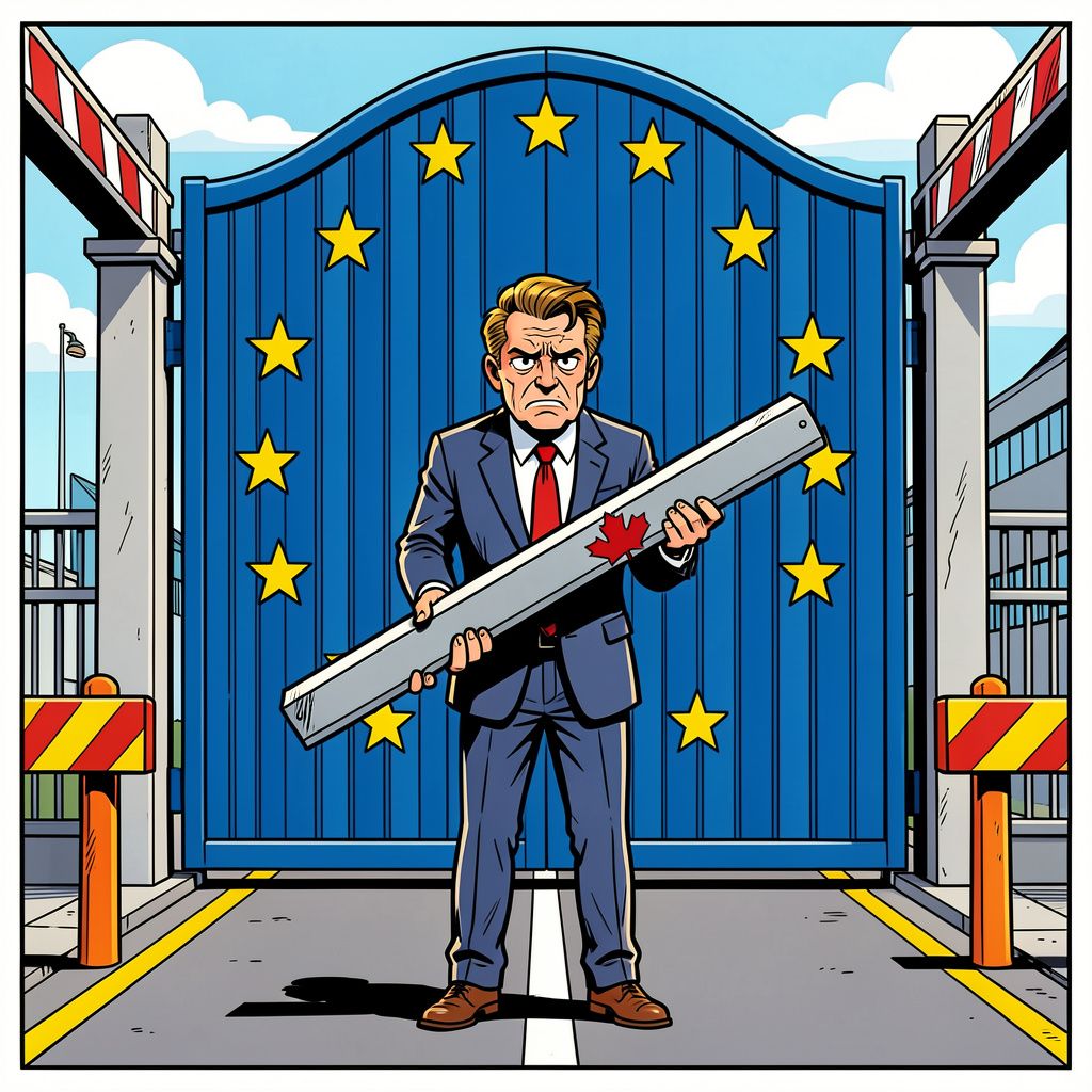 Brussel zet Canadese exporteurs klem met strenge koolstoftaks aan de Europese grens.