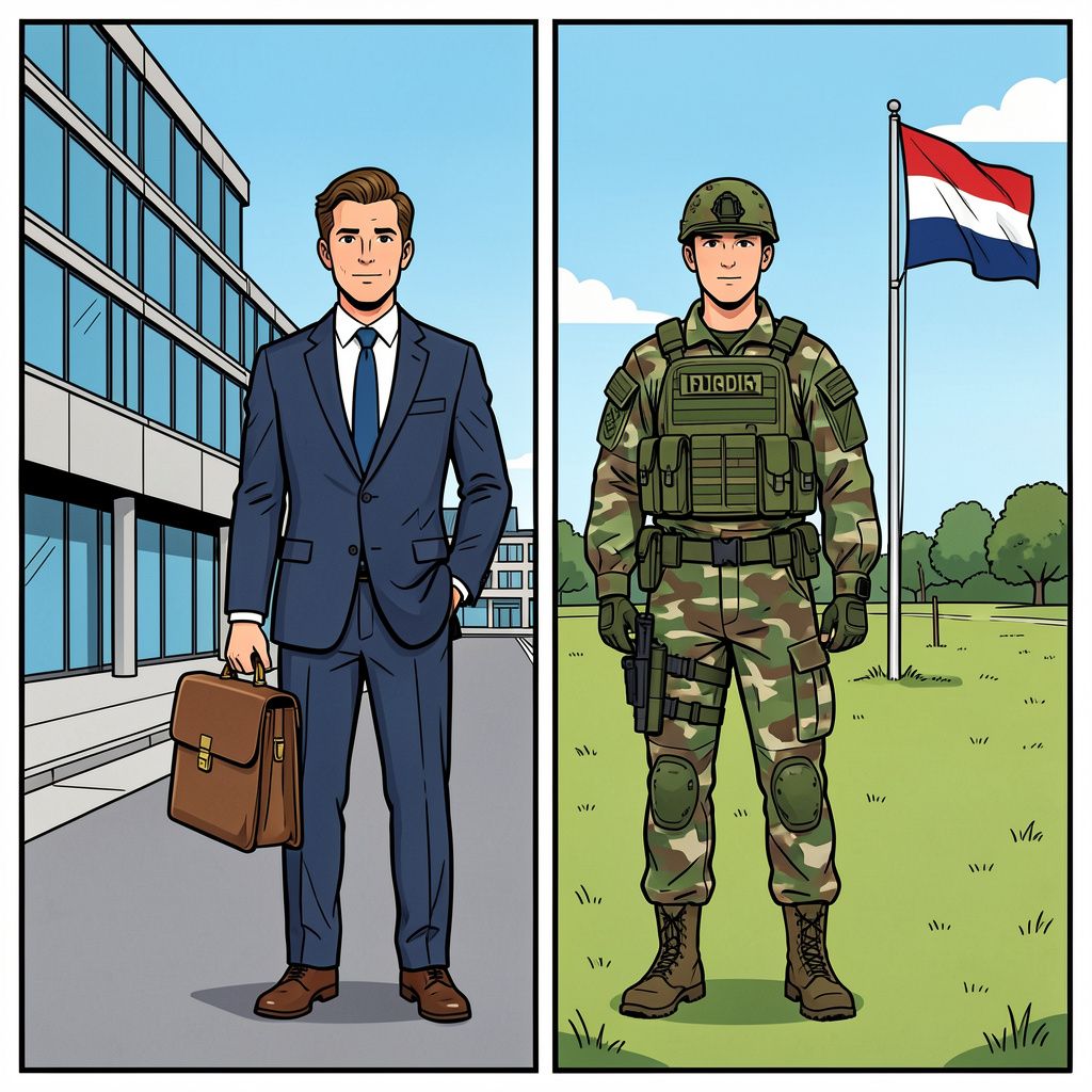 Nederlandse werkgevers sturen hun werknemers steeds vaker onder werktijd het leger in.