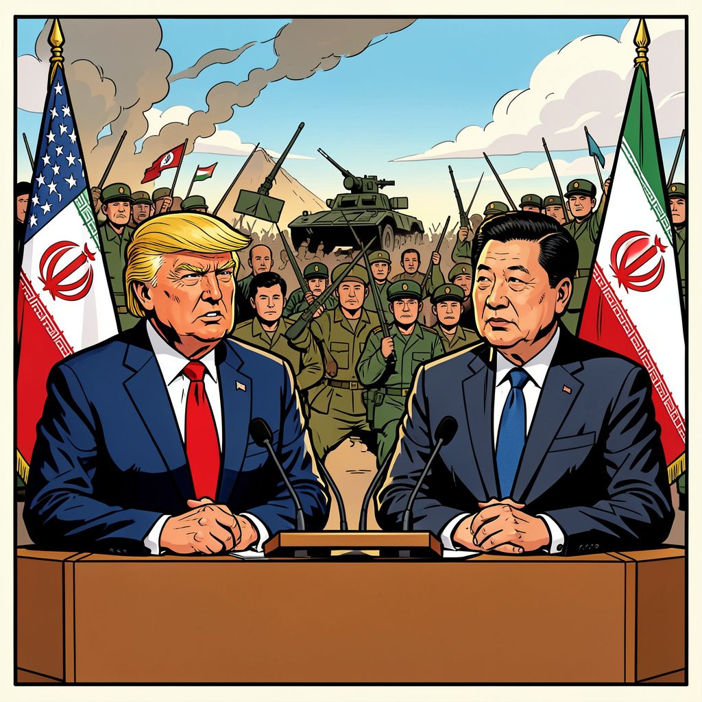 Trump en Xi beginnen cruciale top terwijl Iran-oorlog beide supermachten dwingt tot samenwerking