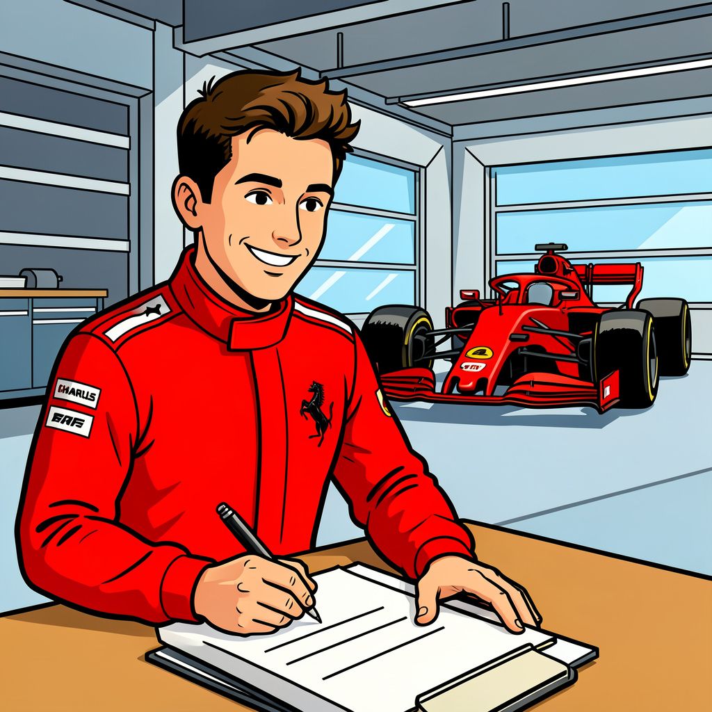Leclerc tekent bij Ferrari tot 2028 en jaagt op zijn eerste wereldtitel
