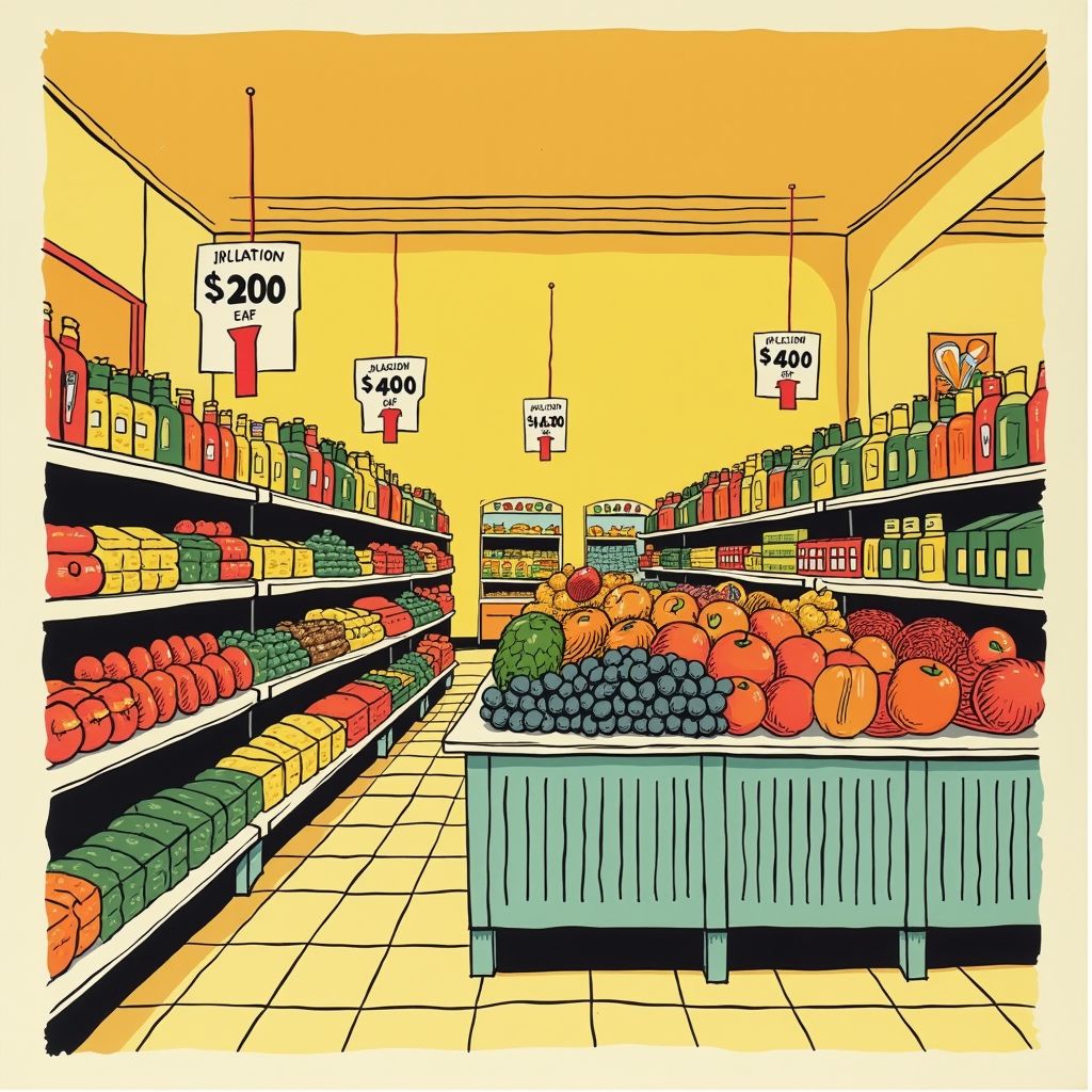 Voedsel wordt eindelijk goedkoper en trekt de inflatie omlaag naar 2,4 procent